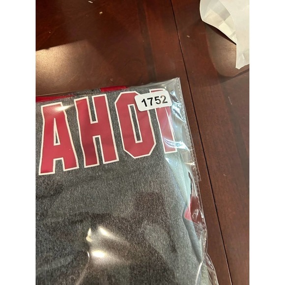 Oklahoma Sooners Top Mens Small Gray 1/4 Zip Long Sleeve High Neck NCAA - Picture 7 of 8